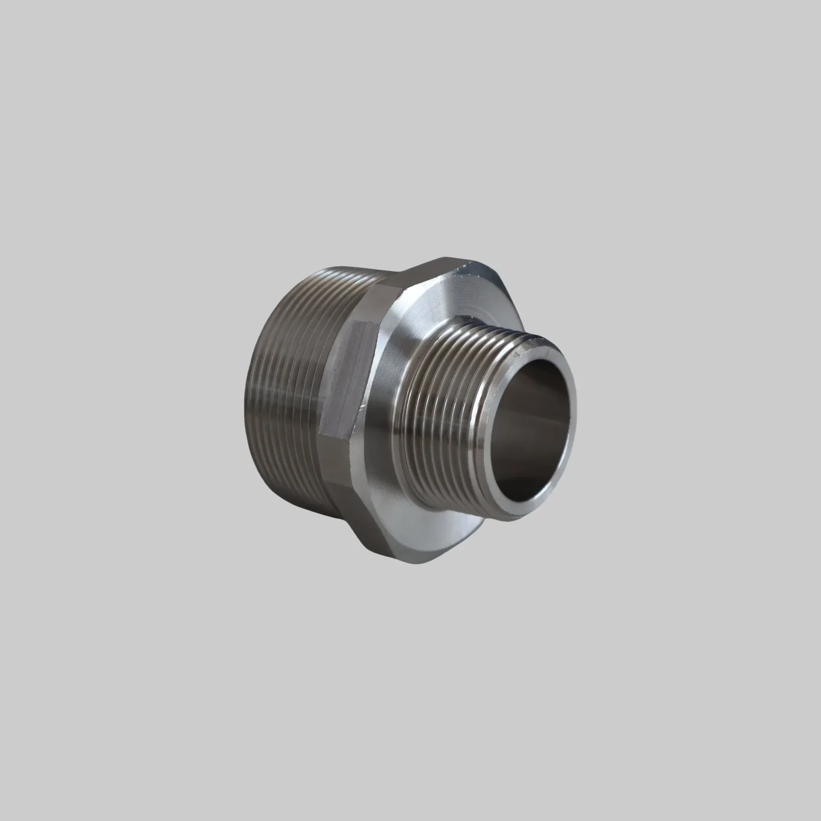 Durable Stainless Steel Barrel Nipple for Efficient Liquid Flow