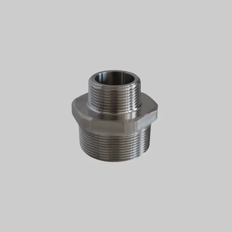 Durable Stainless Steel Barrel Nipple for Efficient Liquid Flow
