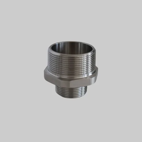 Durable Stainless Steel Barrel Nipple for Efficient Liquid Flow