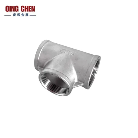Durable Stainless Steel Tee Connector for NPT and BSPT Sy