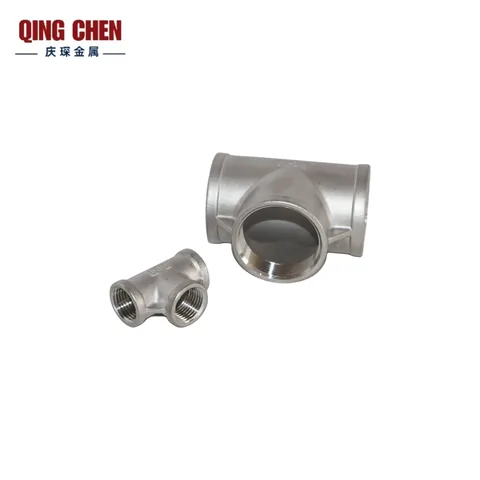 Durable Stainless Steel Tee Connector for NPT and BSPT Sy