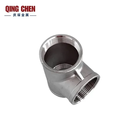 Durable Stainless Steel Tee Connector for NPT and BSPT Sy