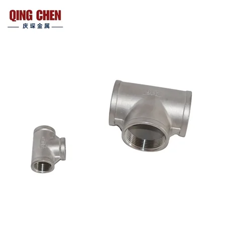 Durable Stainless Steel Tee Connector for NPT and BSPT Sy